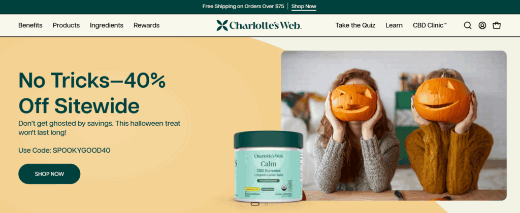 Charlotte's Web homepage