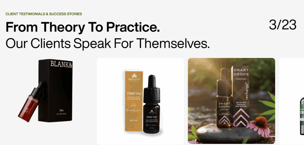 Essentia Pura social proof