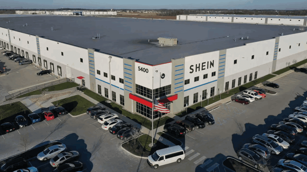 Shein warehouse in the US