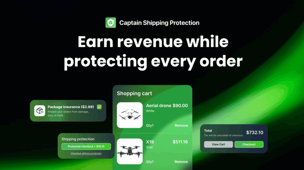 Shipping protection example