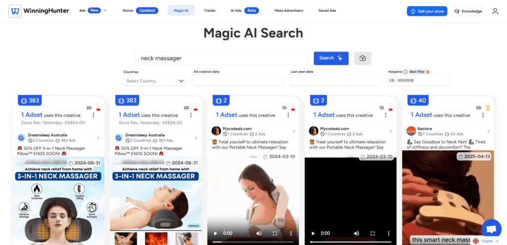 Winninghunter AI search