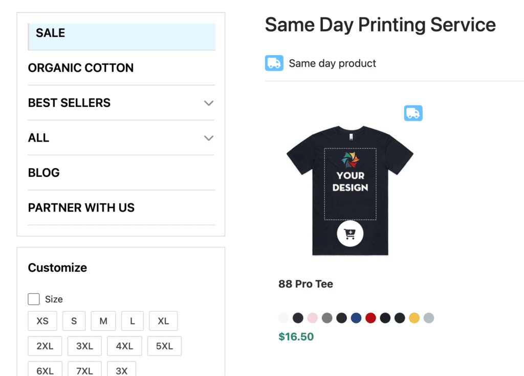 Same day printing at Printdrop Express