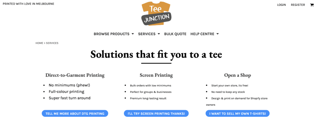 Teejunction services