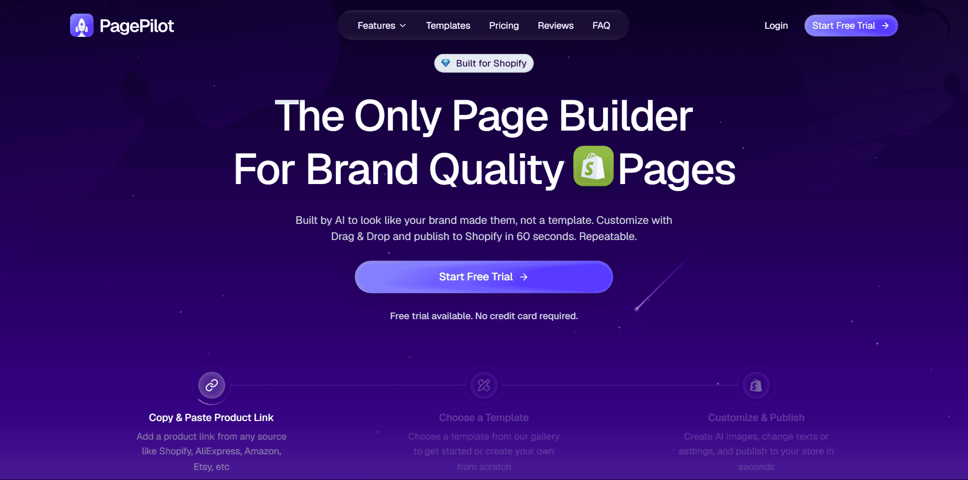 PagePilot homepage