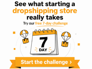 Start dropshipping with out 7-day email challenge