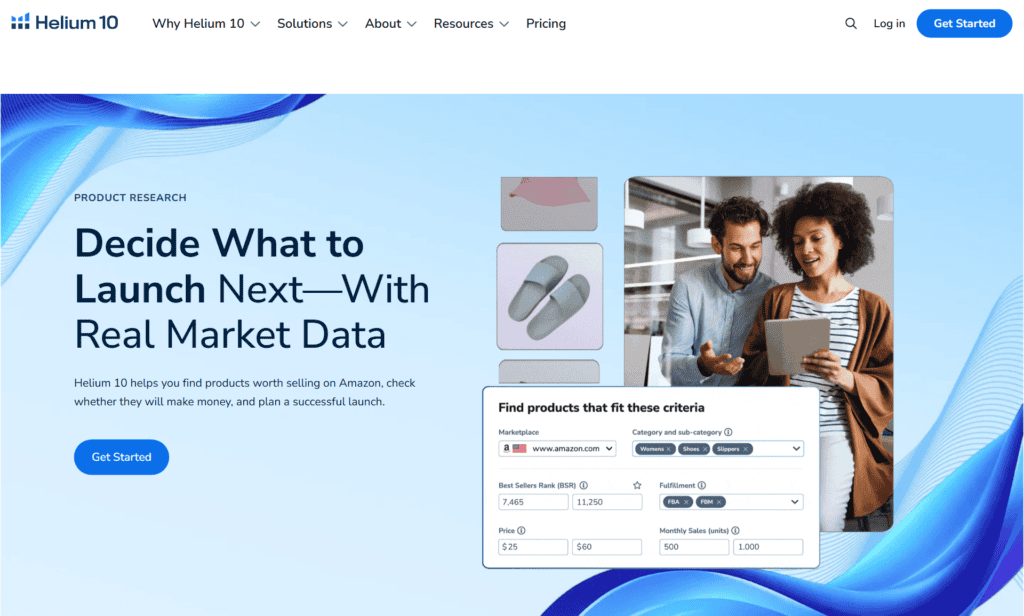 Helium 10 product research