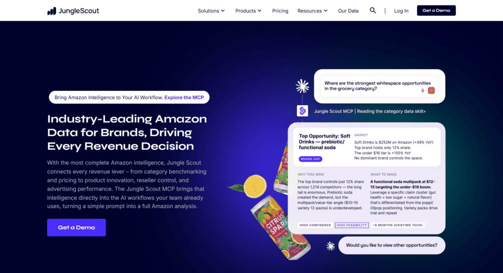 Jungle Scout homepage
