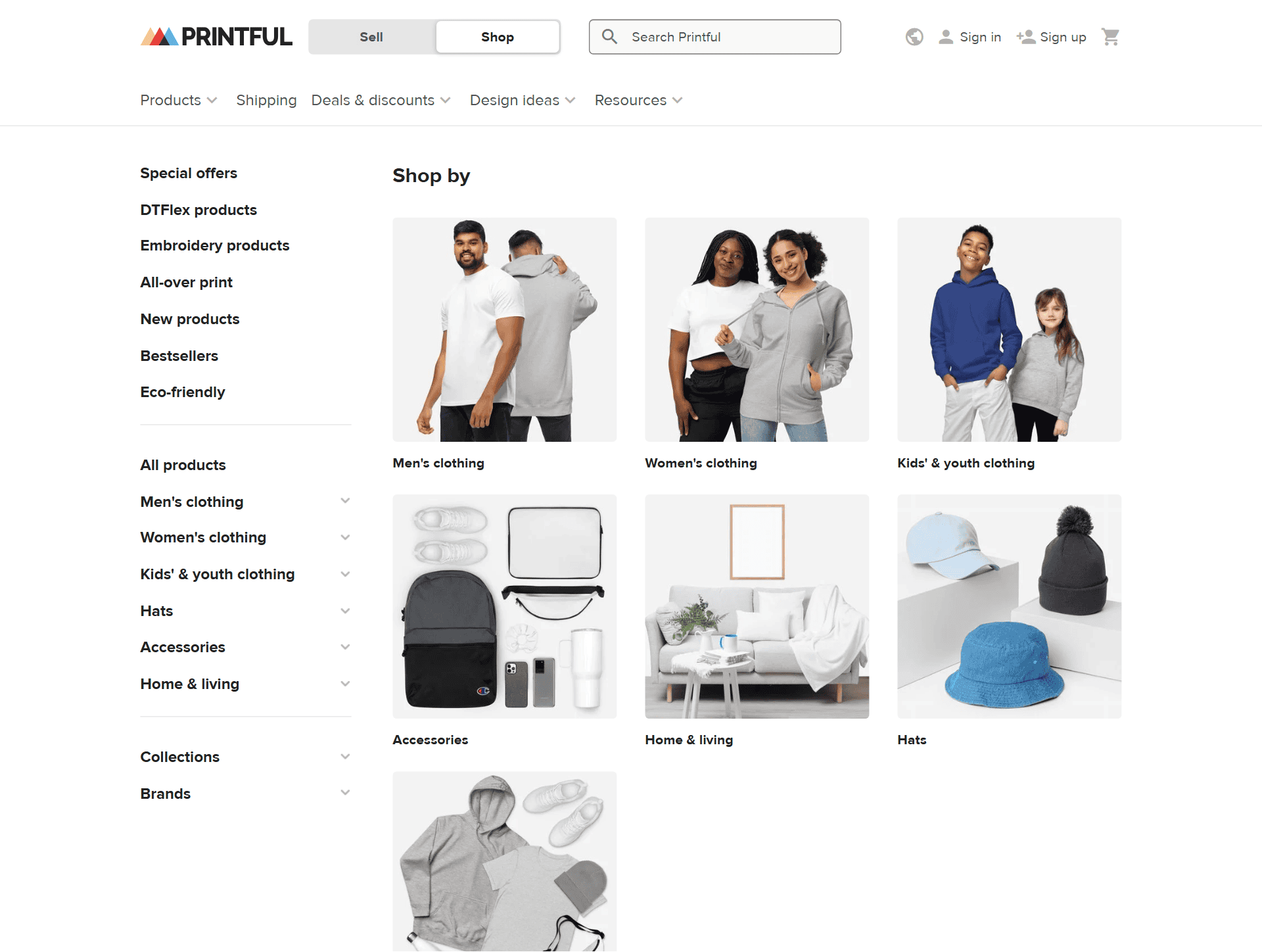 Printful product examples